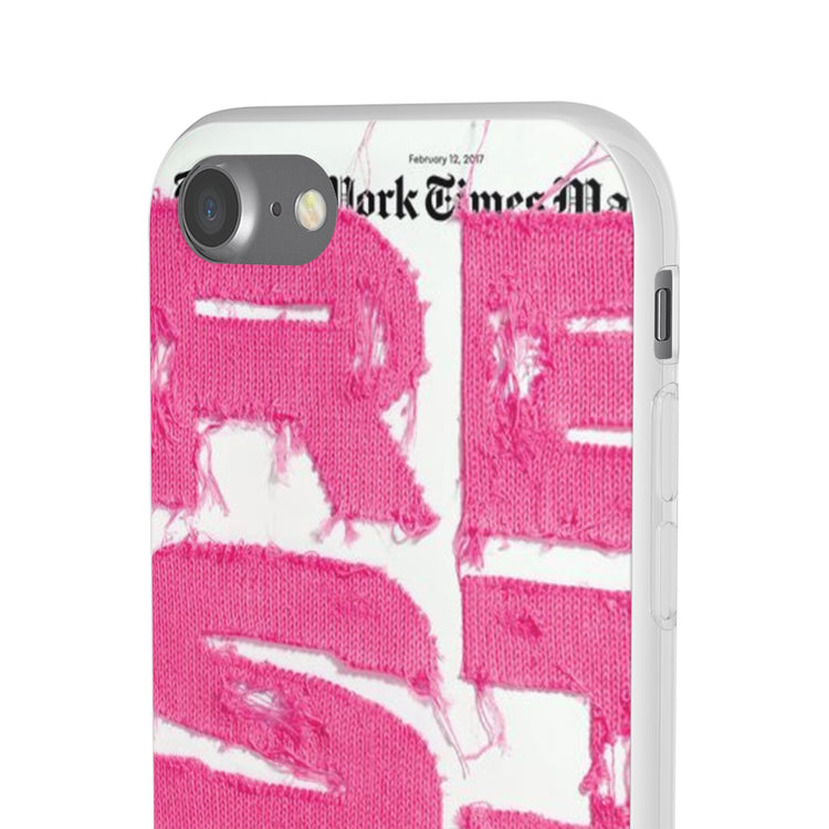 Stitching Pink Cases Phone Case