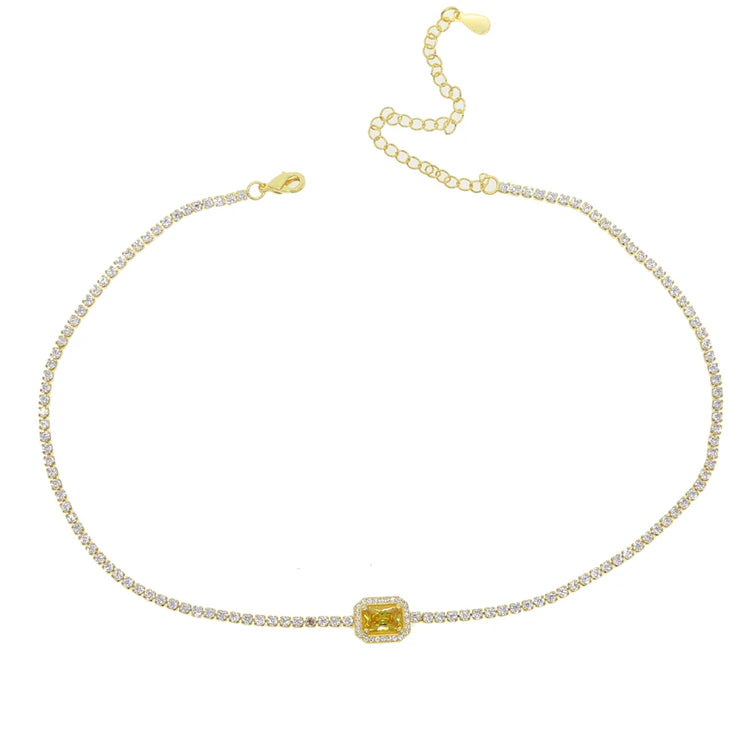 Micro Pave Necklace