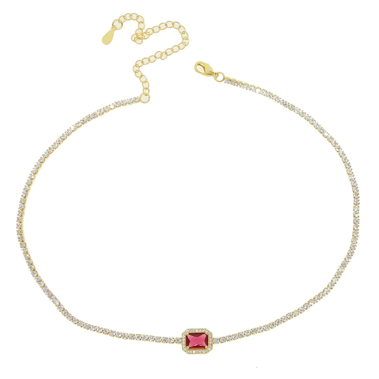 Micro Pave Necklace