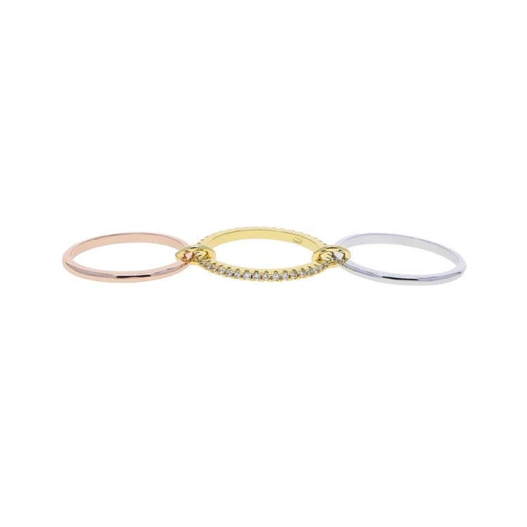 The Luxe Stacked Statement Ring