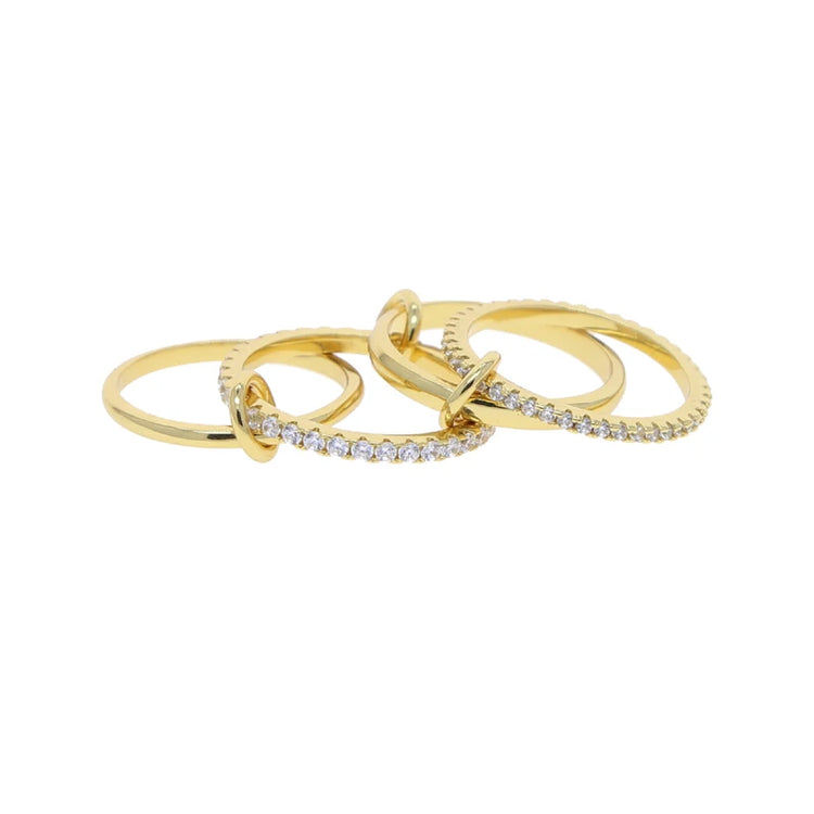 The Luxe Stacked Statement Ring