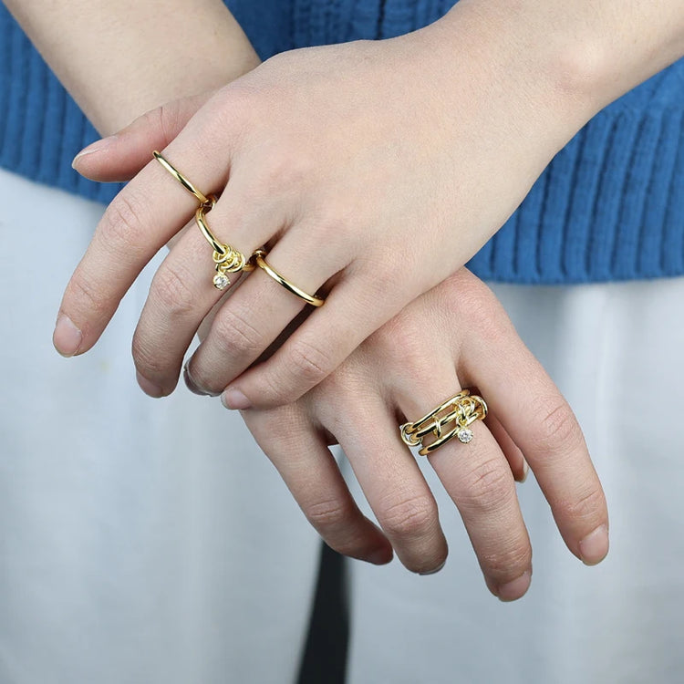 The Luxe Stacked Statement Ring