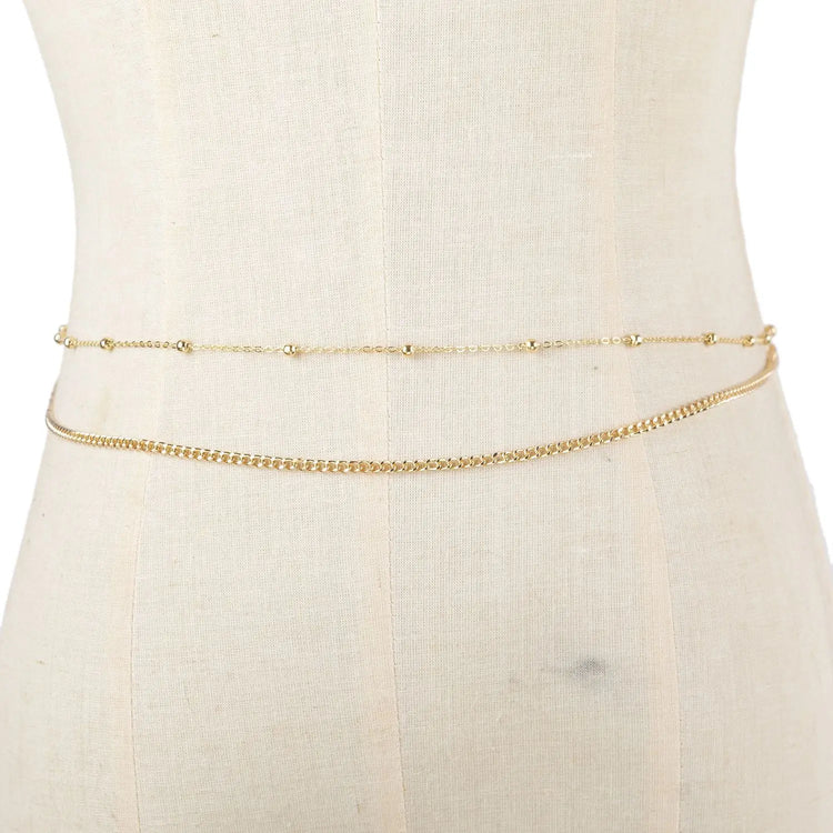 Double Circle Waist Chain