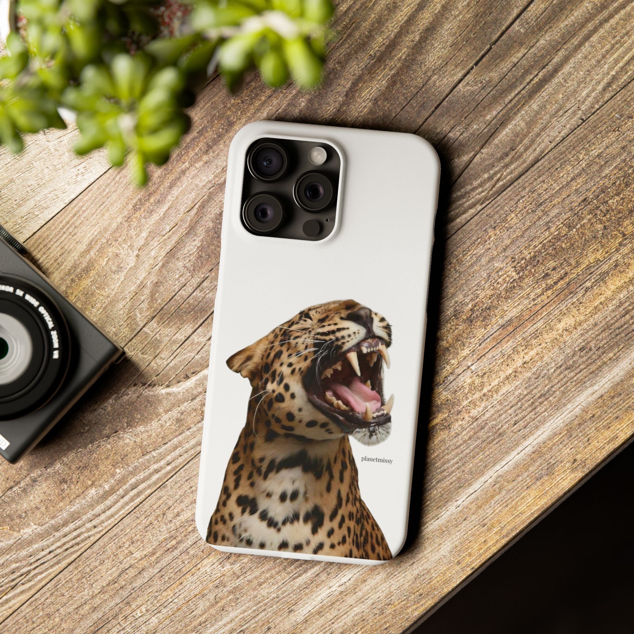 Roaring Leopard Phone Case - Planet Missy