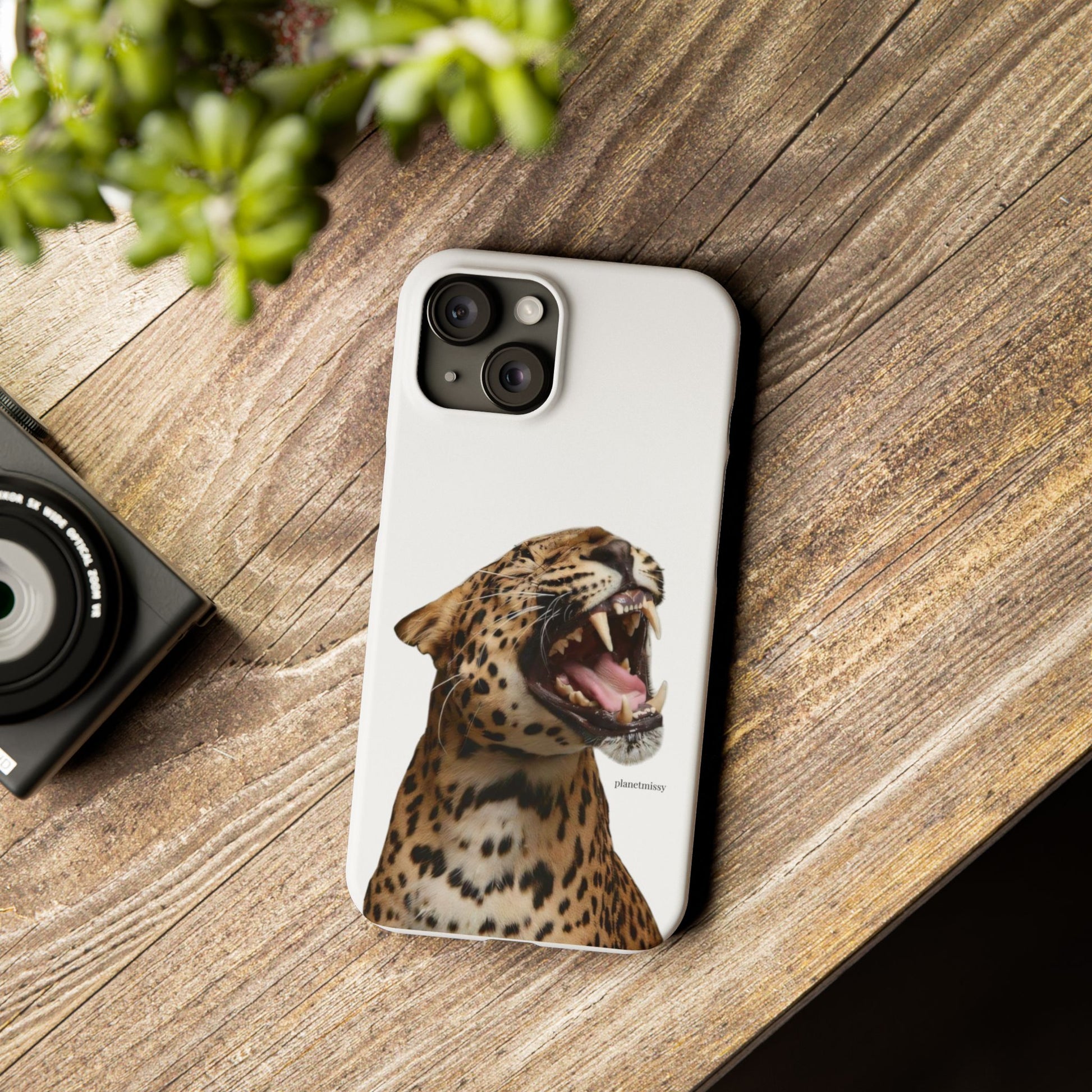 Roaring Leopard Phone Case - Planet Missy