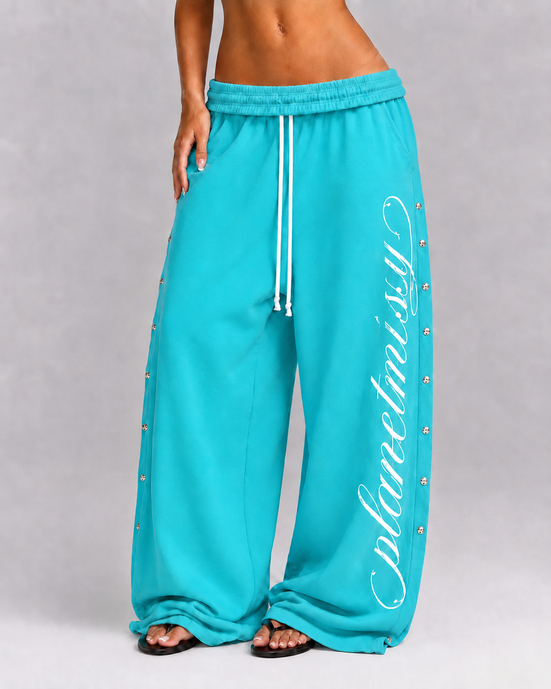 Ocean Script Sweatpants - Trousers & Joggers Blue