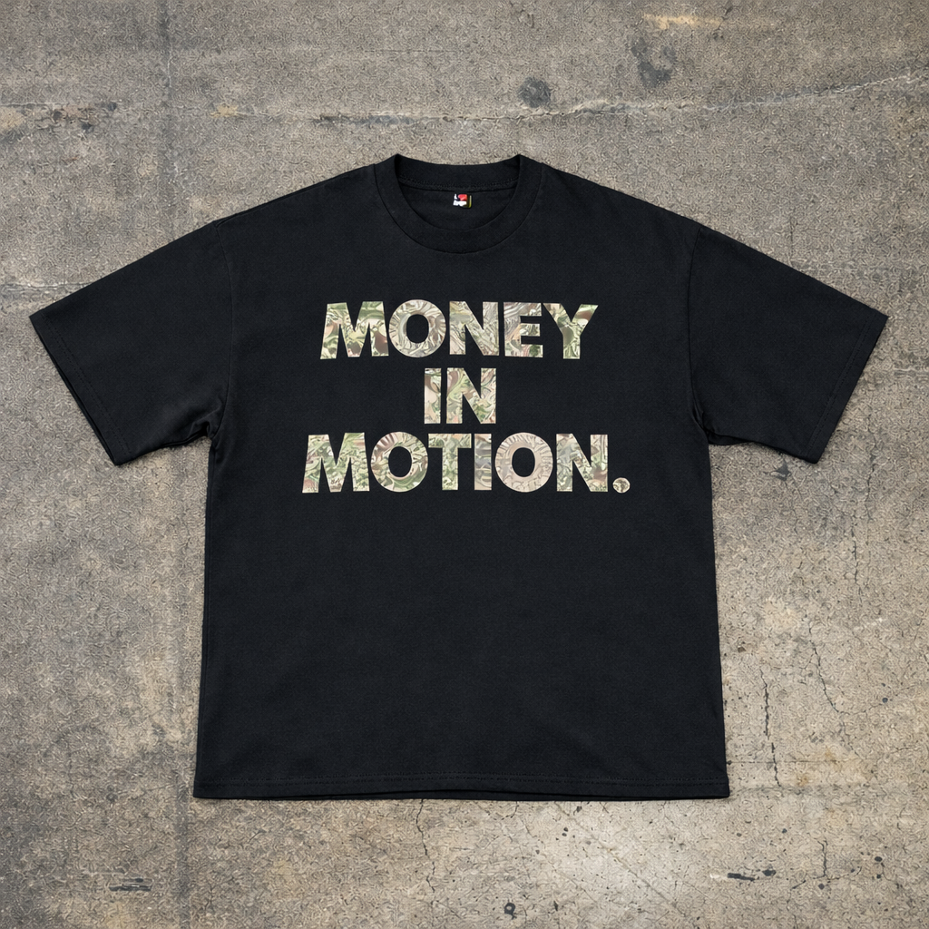 Money In Motion T-Shirt - Planet Missy