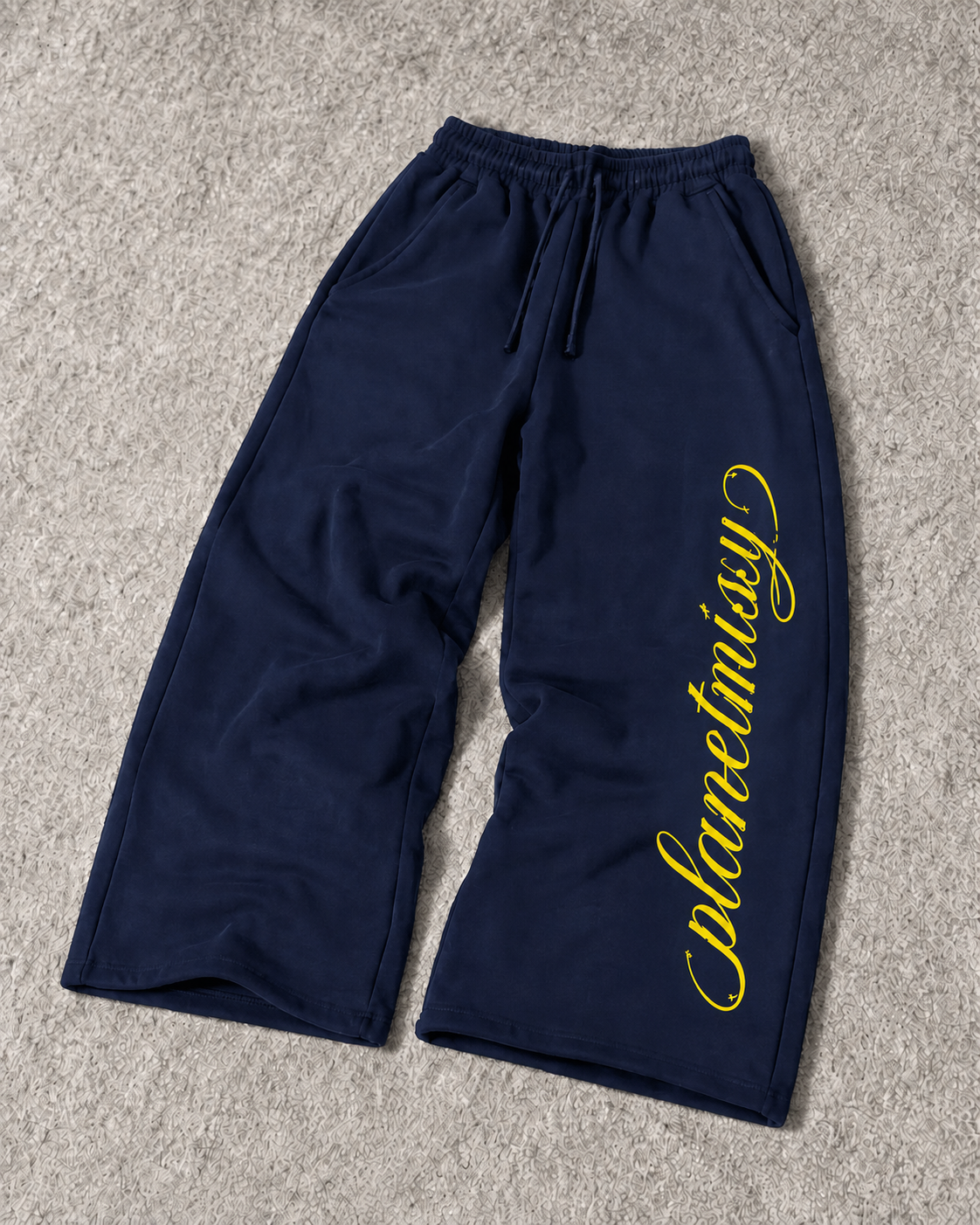Script Sweatpants - Trousers & Joggers Black