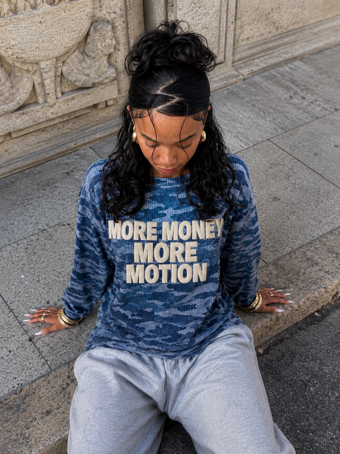 Motion Long Sleeve Camo Thermal - PRE-ORDER - Planet Missy