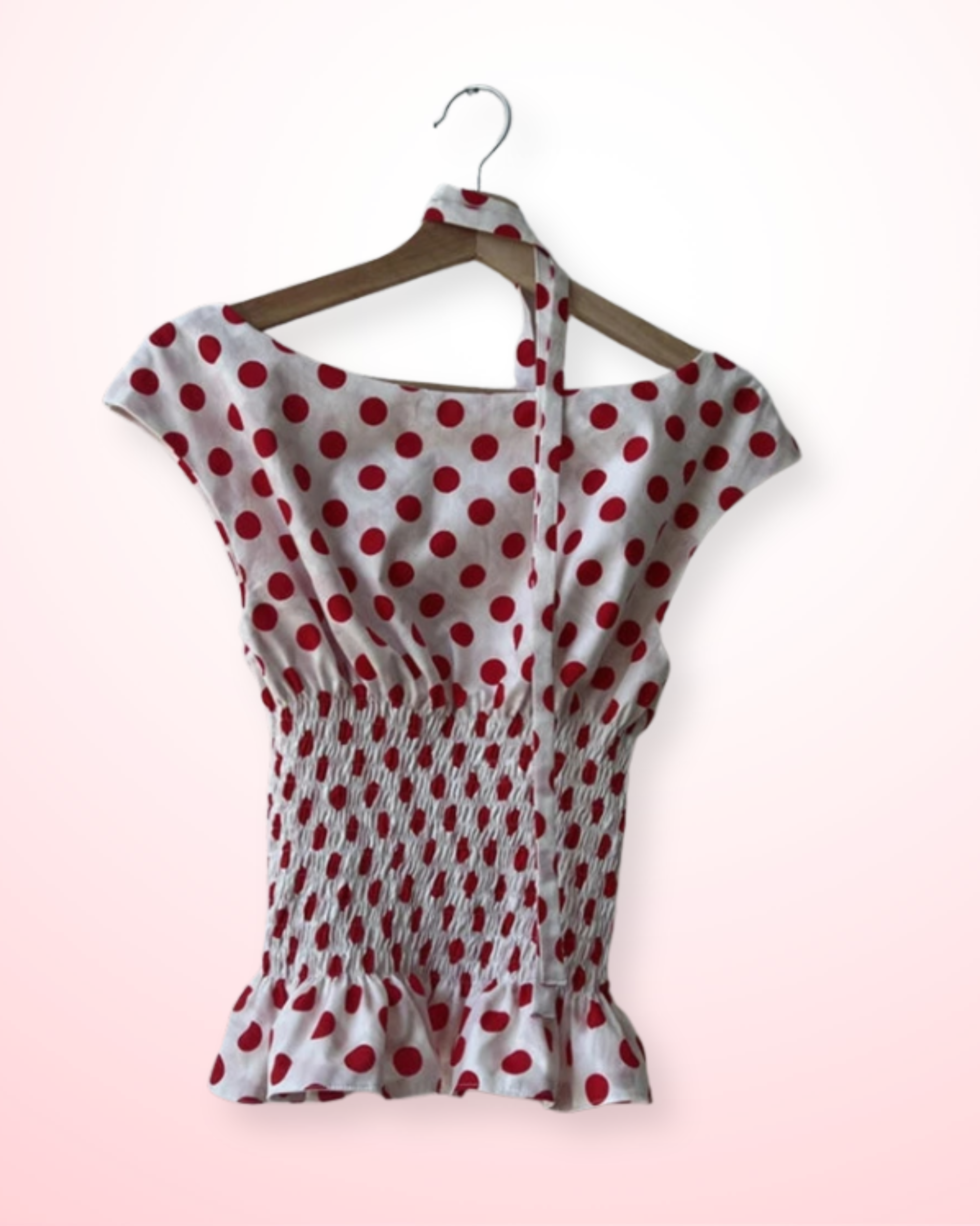 Dotty Flare Blouse