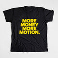 More Money More Motion Tee – Black & Yellow T-Shirt - Planet Missy