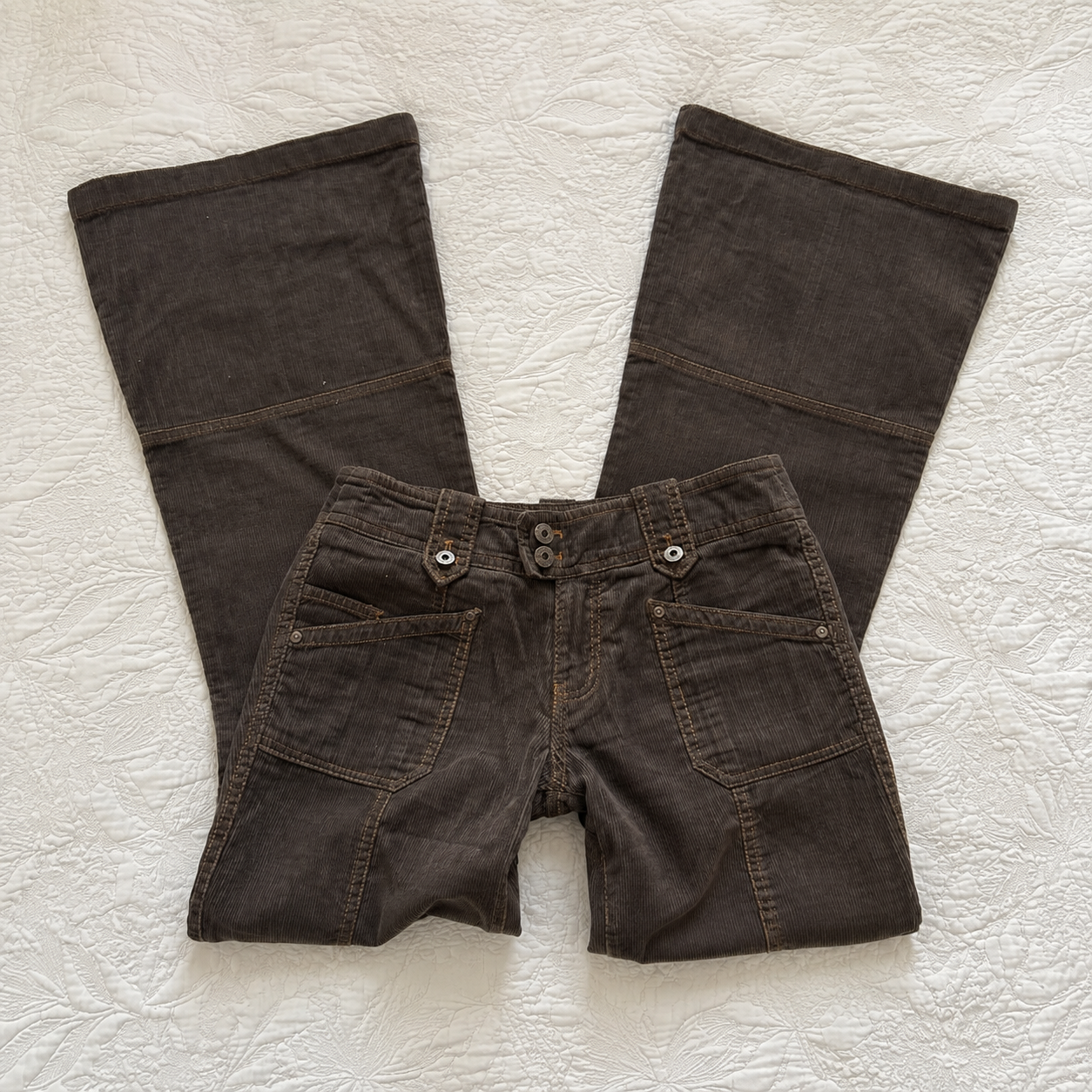 Y2K Brown Flared Jeans