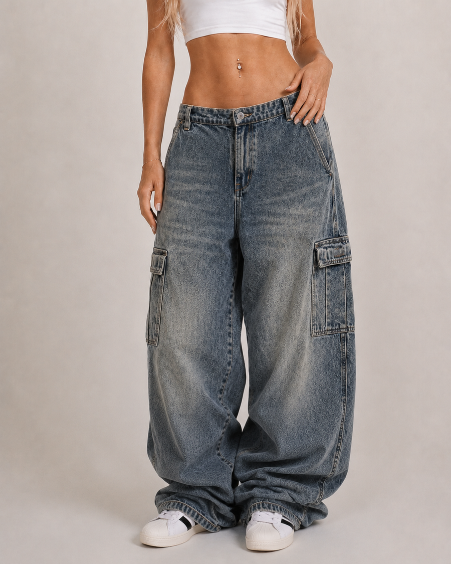 Storm Fade Denim – Blue Jeans - Planet Missy