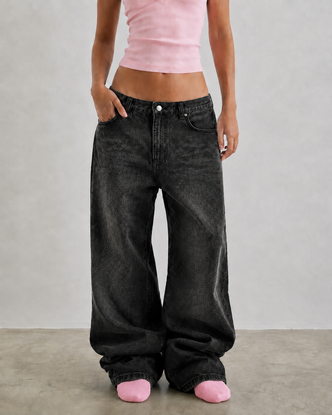 Midnight Sakura Jeans - PRE-ORDER