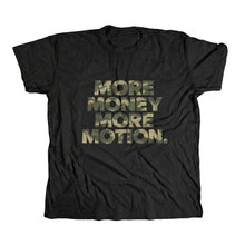 More Money More Motion Tee – Black & Camo T-Shirt - Planet Missy