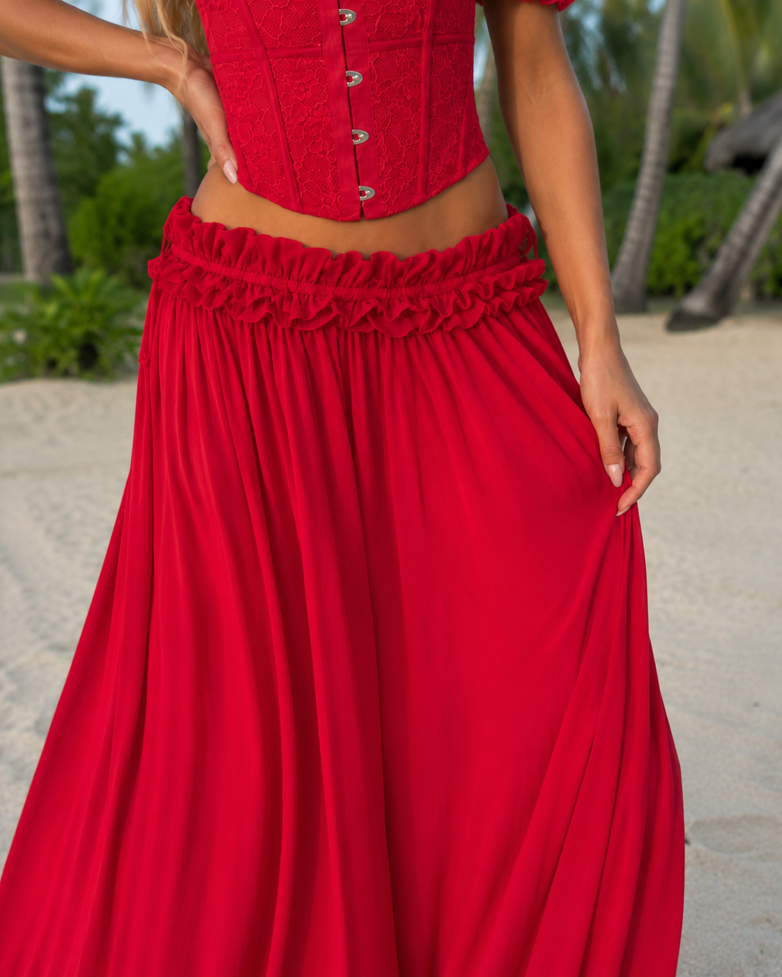 Conjunto de 2 Piezas Corsé Caitlin
