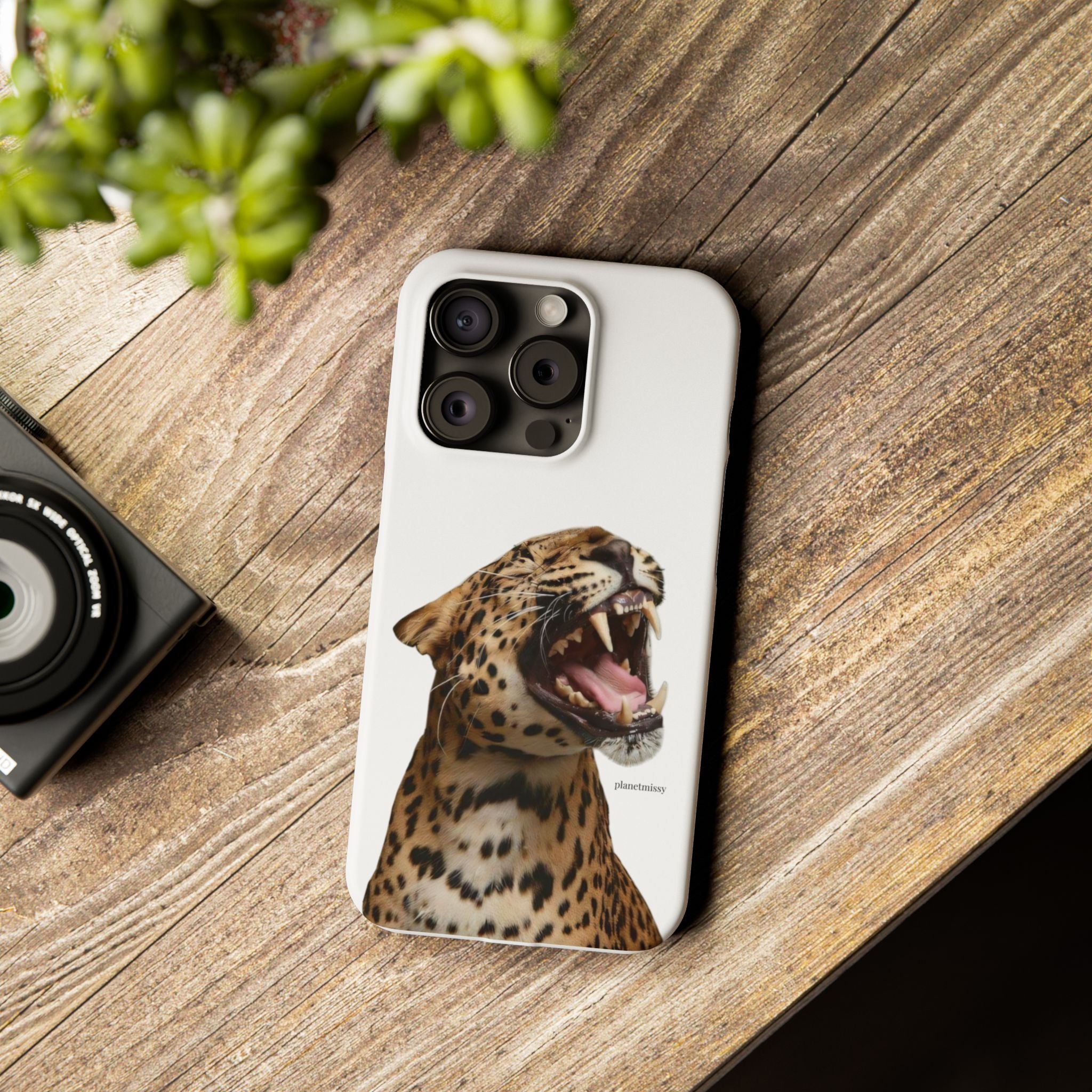 Roaring Leopard Phone Case - Planet Missy