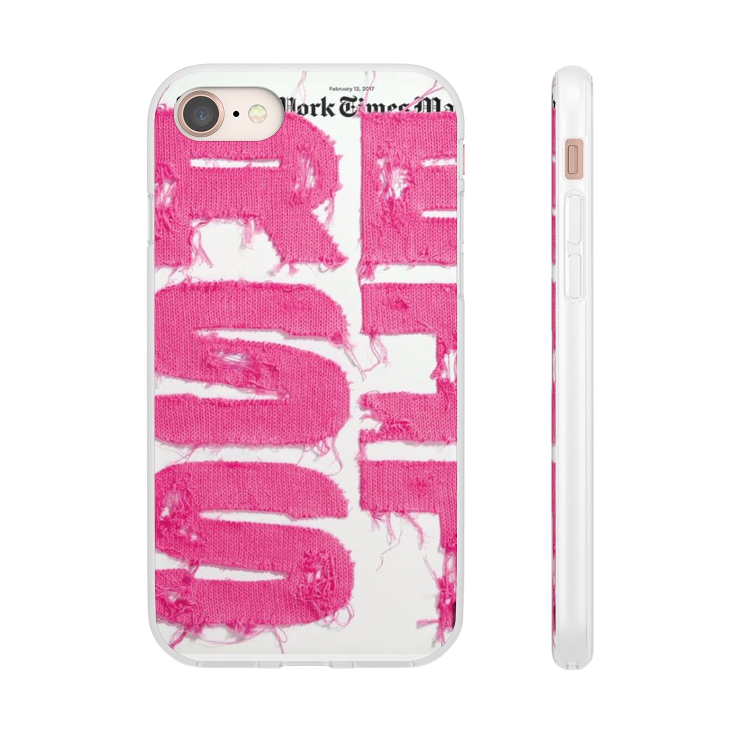 Stitching Pink Cases Phone Case