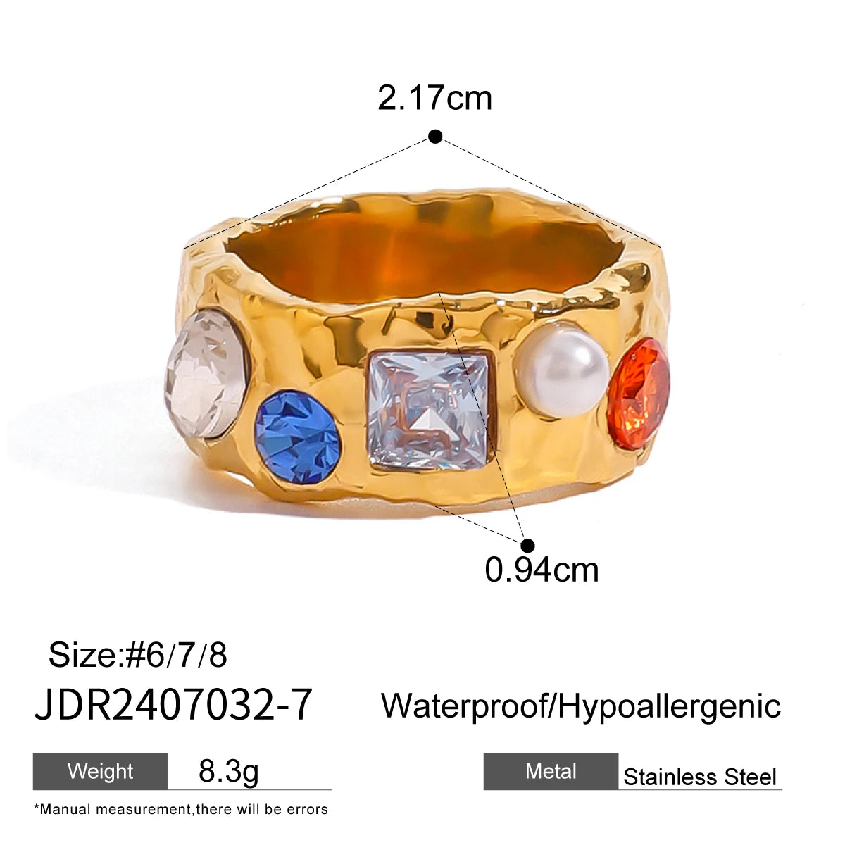 Stud Waterproof Rings