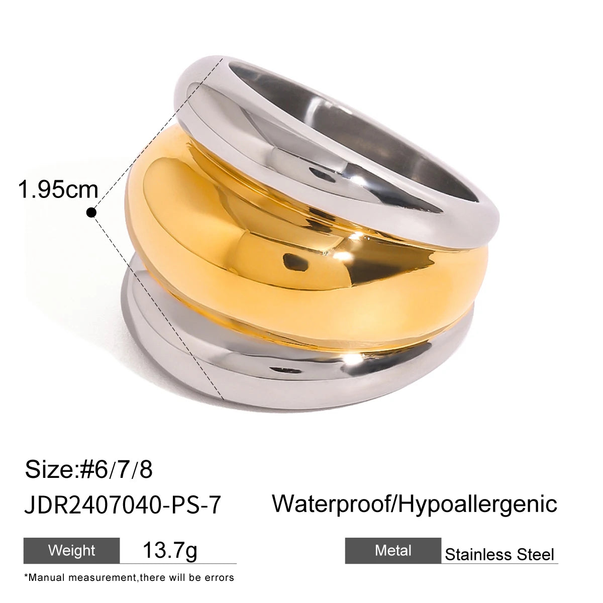 Stud Waterproof Rings