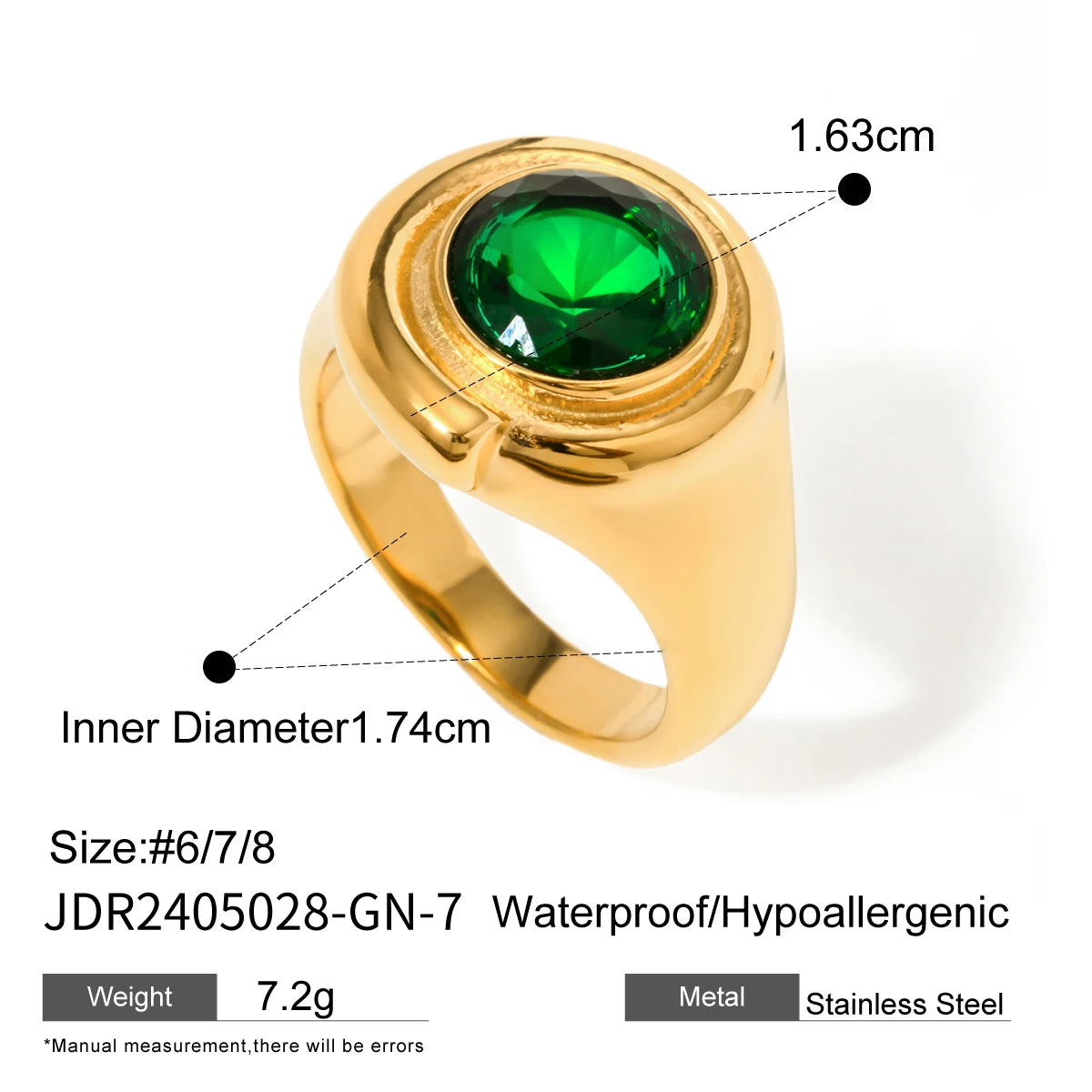 Stud Waterproof Rings