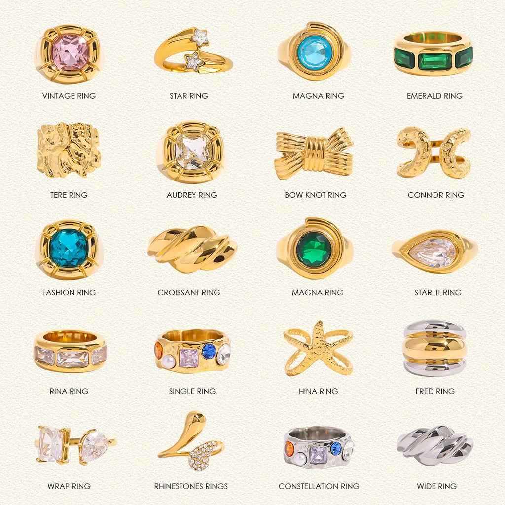 Stud Waterproof Rings