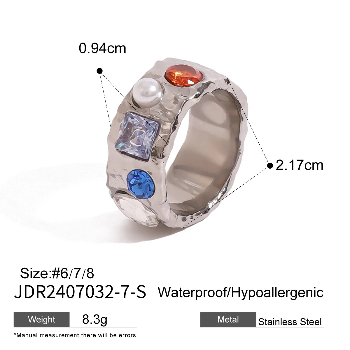 Stud Waterproof Rings