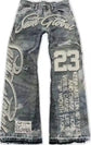 Embroidery Vintage Trouser Pants