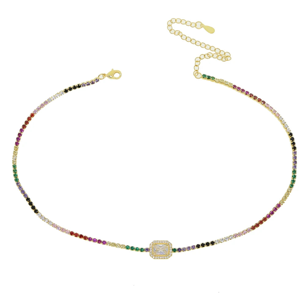 Micro Pave Necklace
