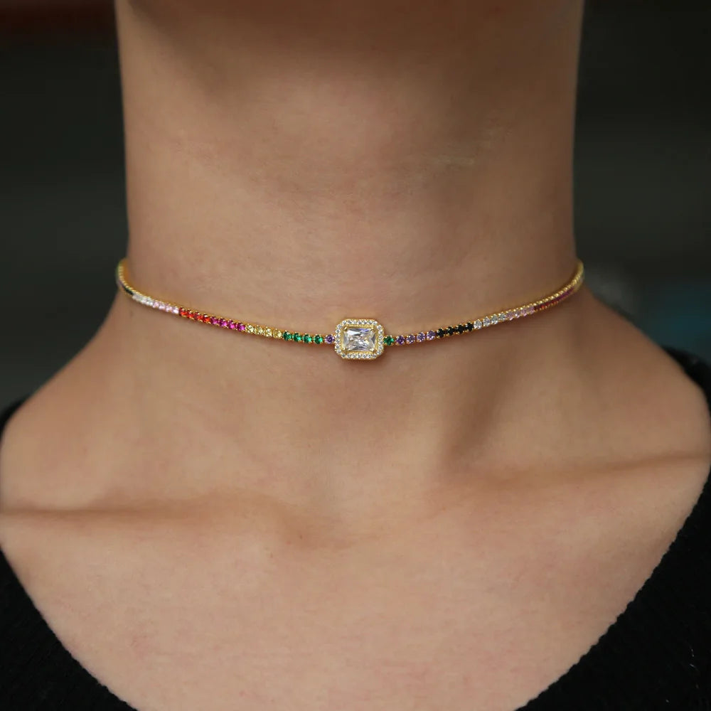 Micro Pave Necklace