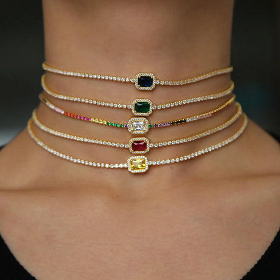 Micro Pave Necklace