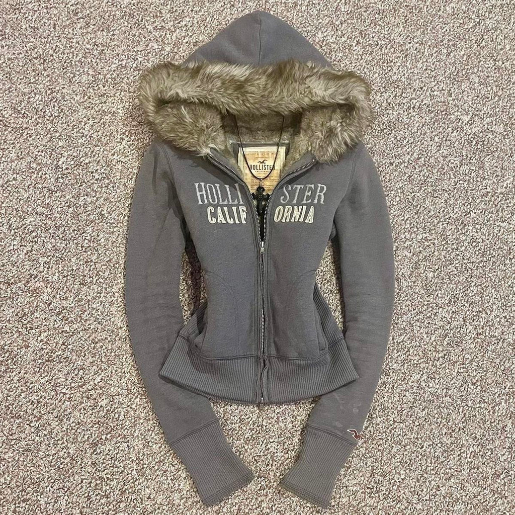 Holister Fur Hoodie