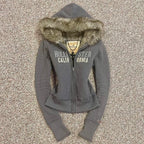 Holister Fur Hoodie