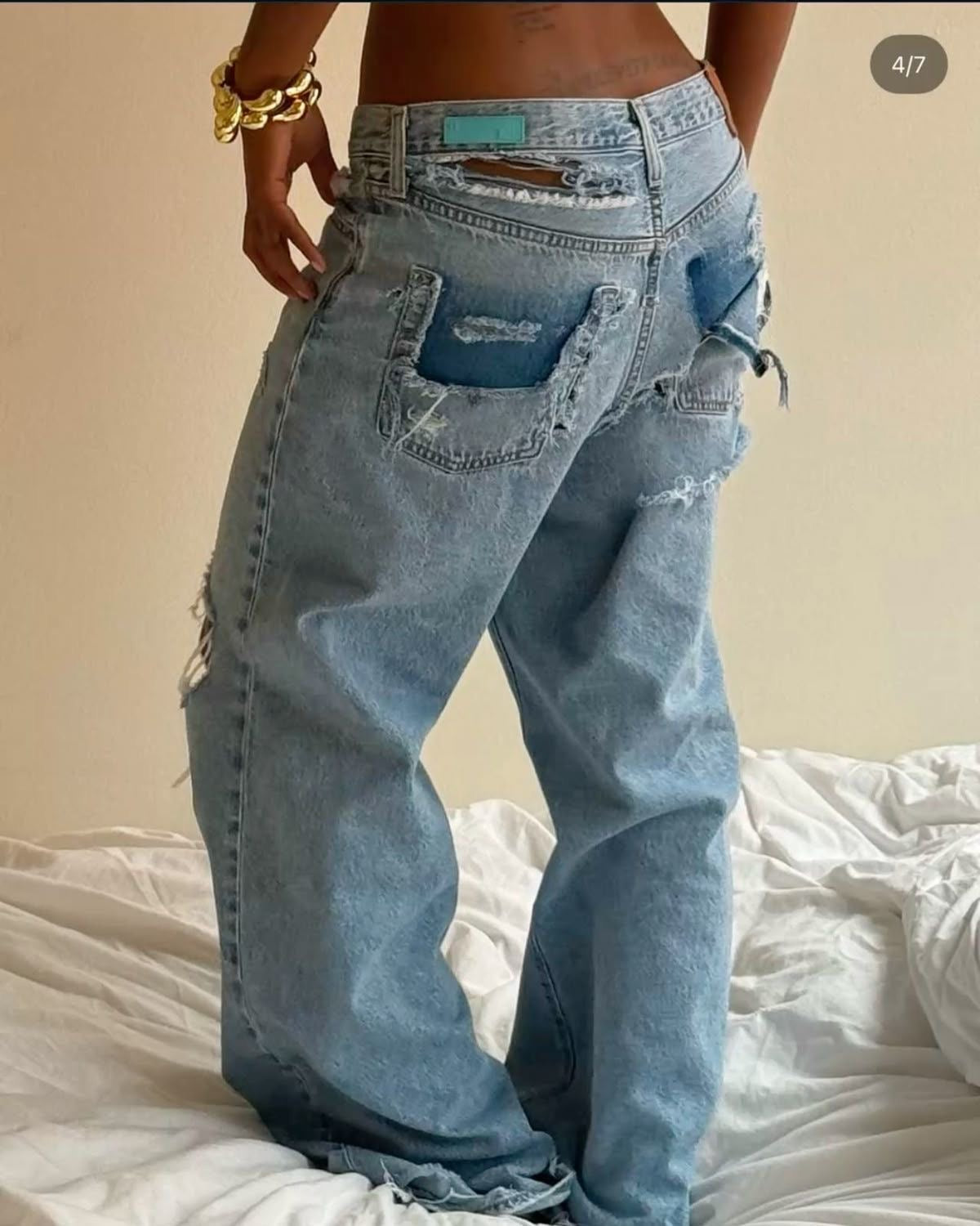 Patchwork Jeans - Planet Missy