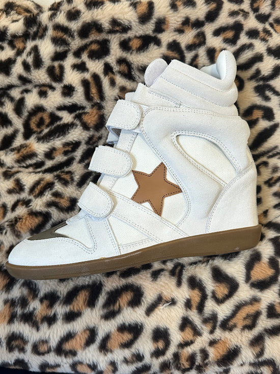 Suede Wedge Heels