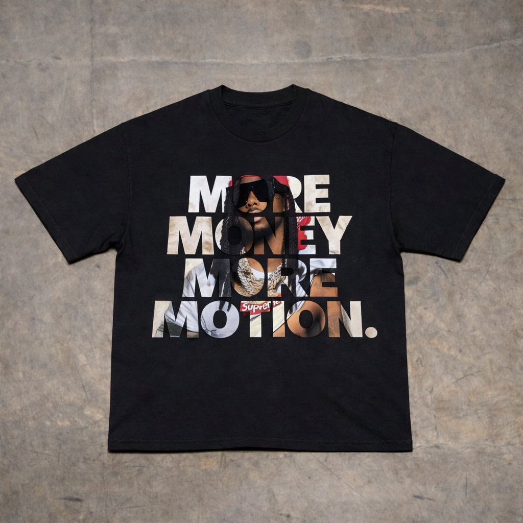 More Money More Motion Graphic T-Shirt