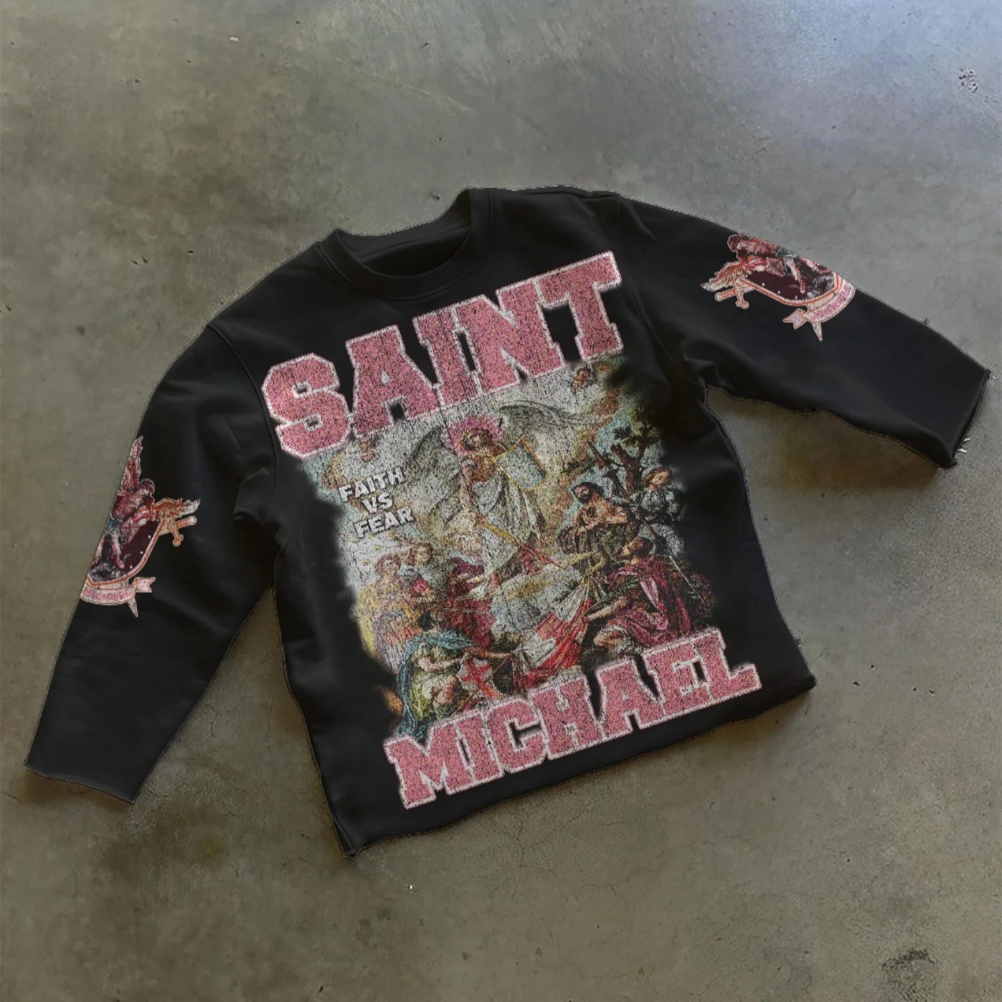 Retro Saint Long Sleeve T-shirt - Planet Missy