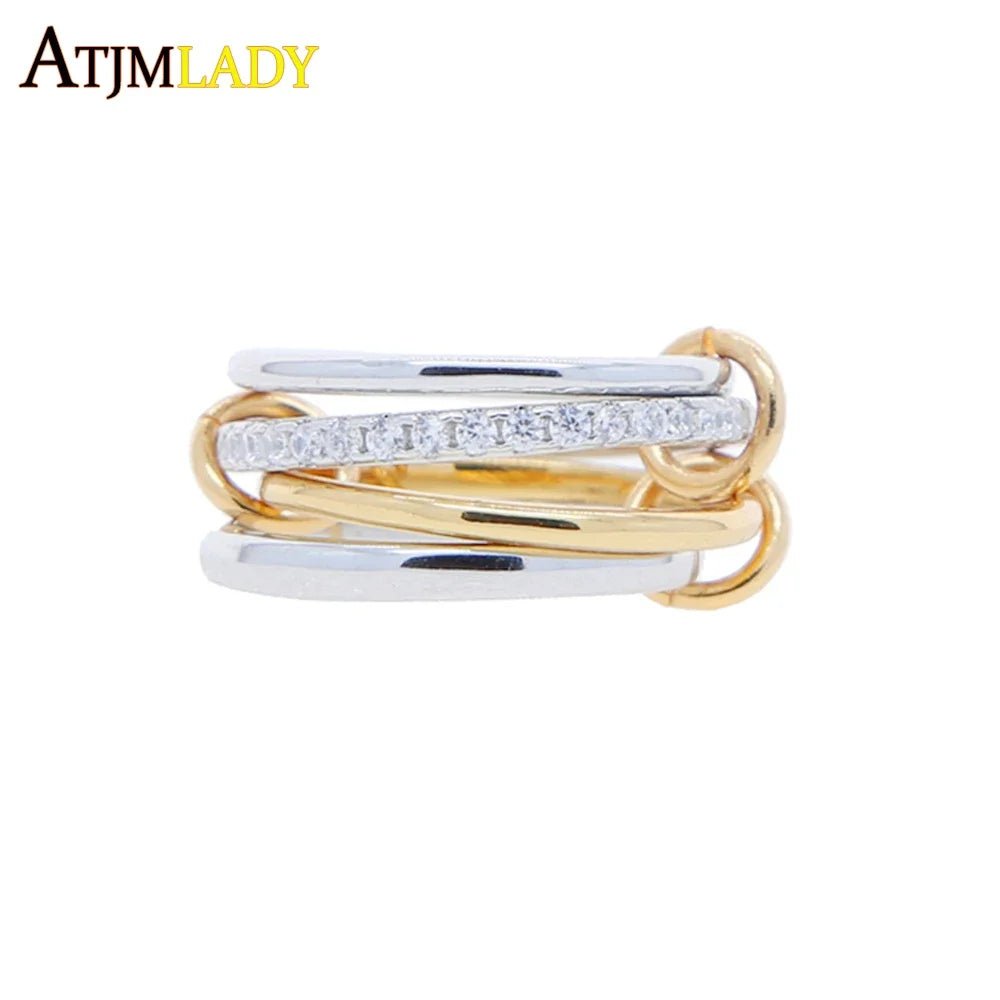 The Luxe Stacked Statement Ring