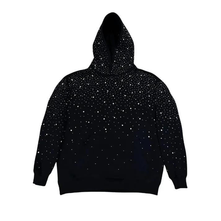 Rhinestone Hoodie - Planet Missy