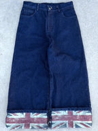 UK Flag Baggy Jeans