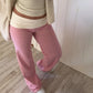 Low Waisted Fold Over Sweatpants