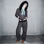 Leopard print Y2K Tracksuit