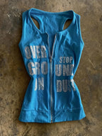 Y2K Zip Graphic Tank Top - Planet Missy
