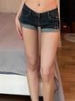 Denim Micro Shorts