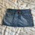 Y2K Retro Light Blue Mini Skirt Harajuku Classic Casual Denim Skirt Gothic Fashion Kawaii Low Waist Micro Skirt Womens Clothing