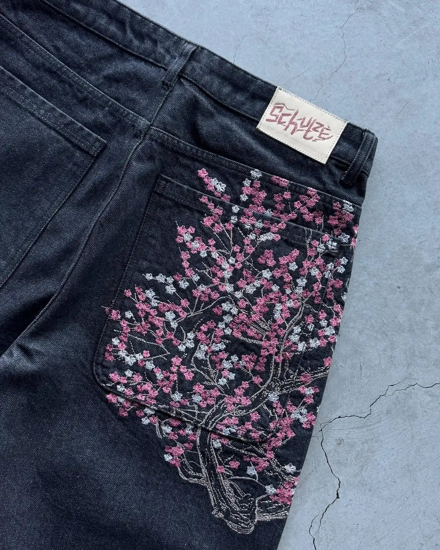 Cherry Blossom Jorts - Planet Missy