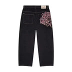 Cherry Blossom Embroidered Jeans