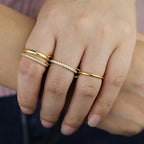 The Luxe Stacked Statement Ring