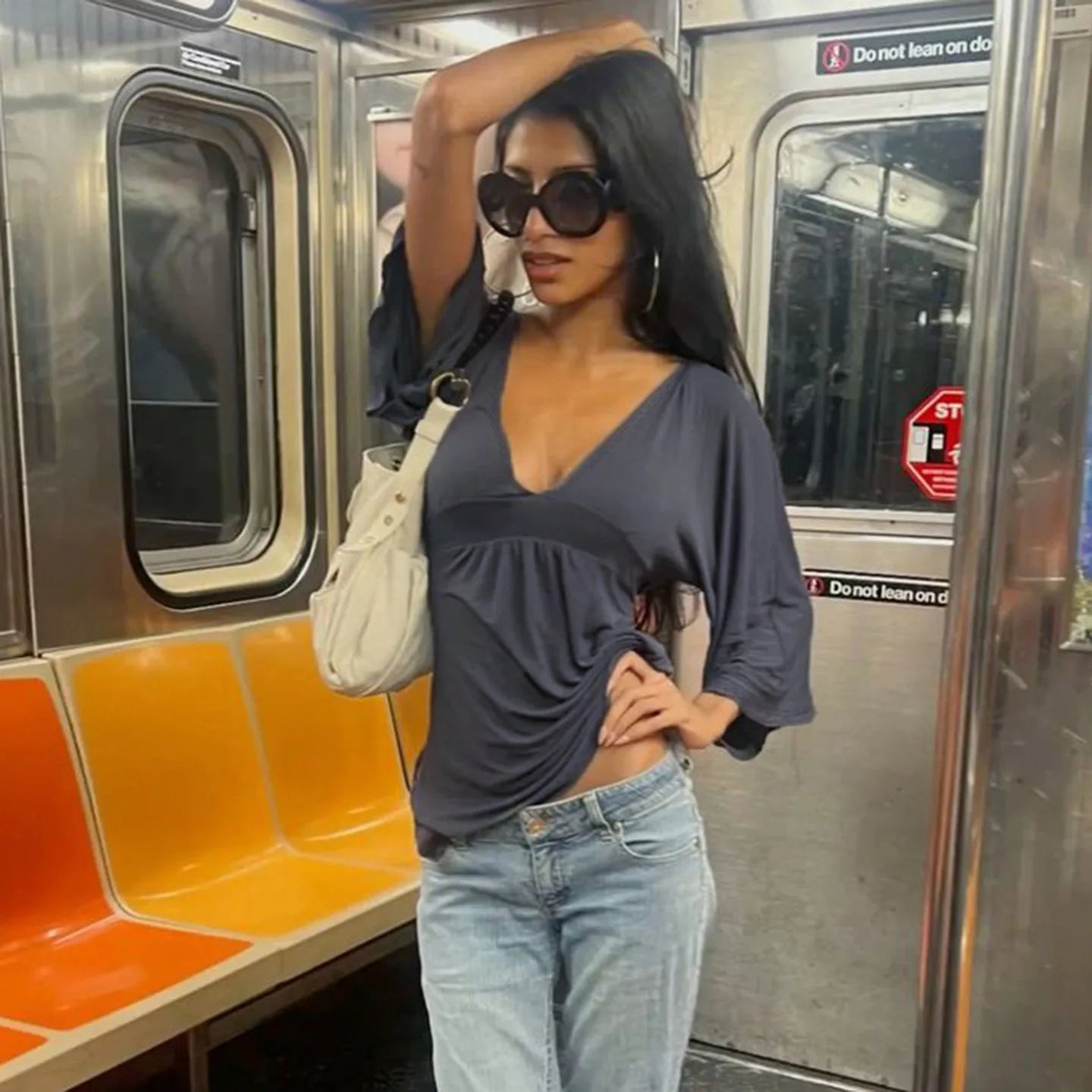 Soft Stretch Casual Blouse