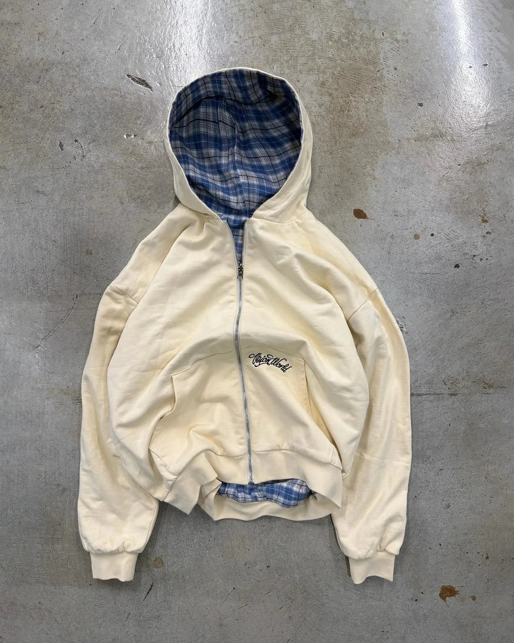 Double Zip Up Sweatshirt